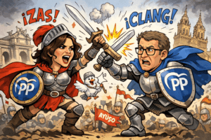 Ayuso y Feijóo: Juego de tronos.